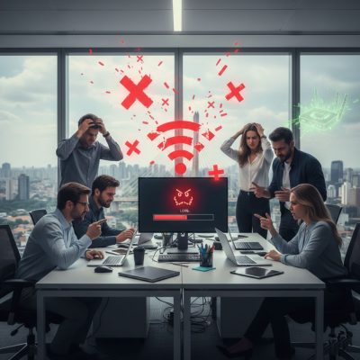 WiFi Lento em Alta Densidade O Custo Oculto da Produtividade